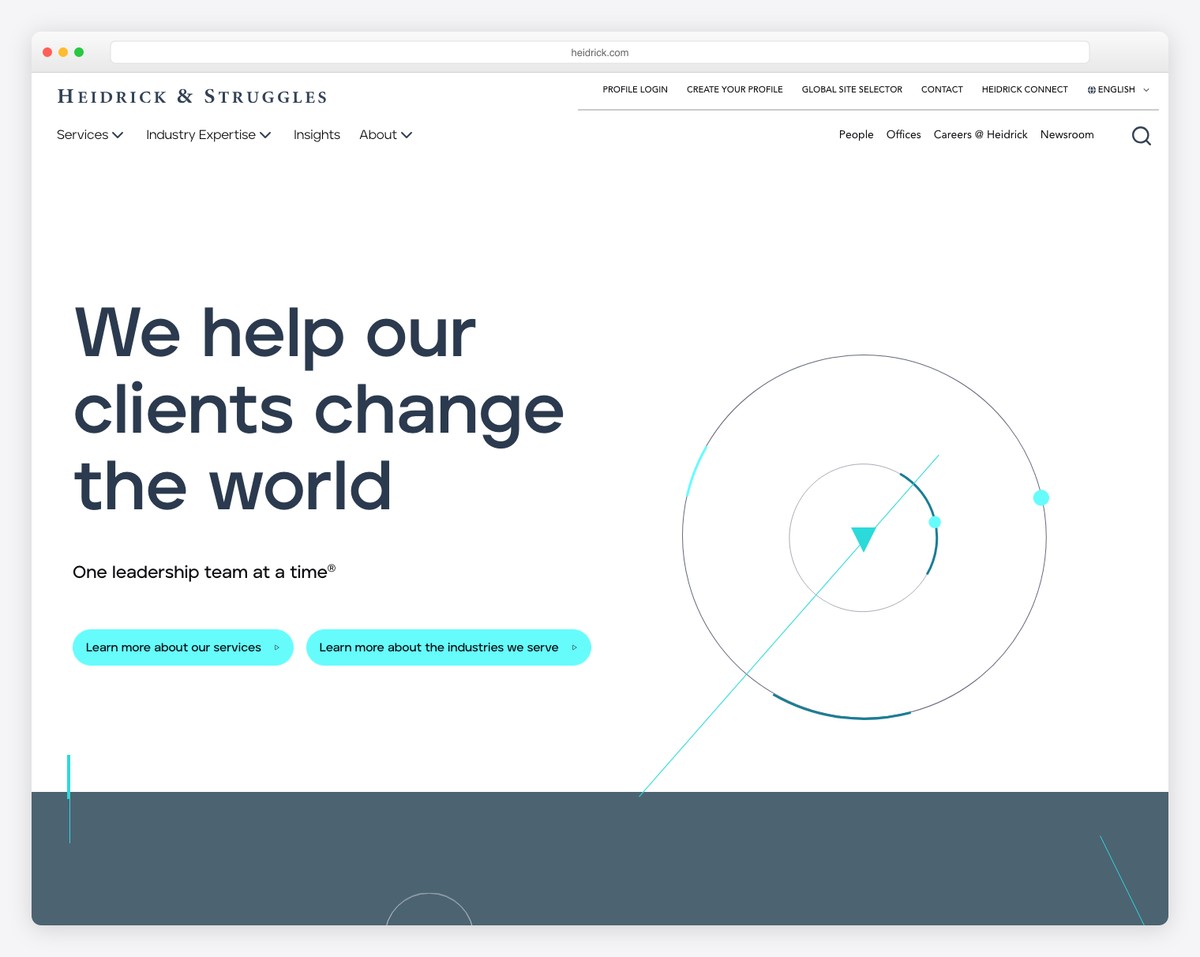 heidrick struggles recruitment website example