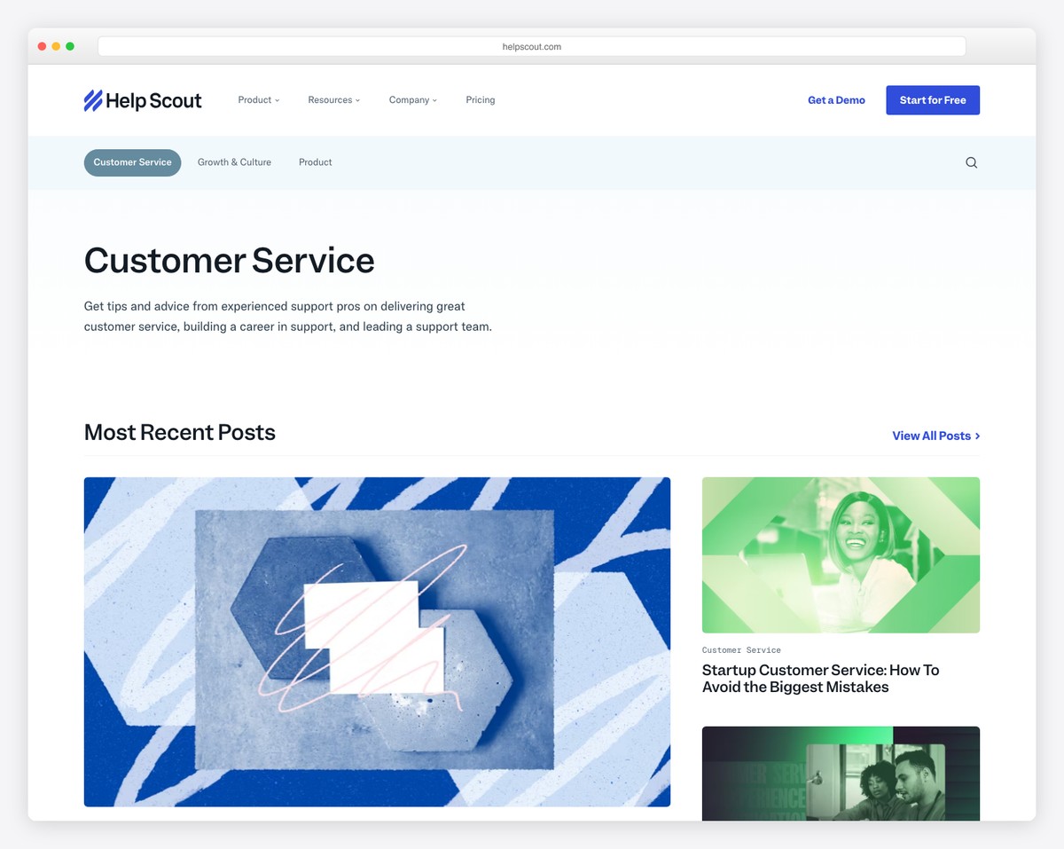 help scount blog example