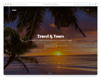 Hepta website template