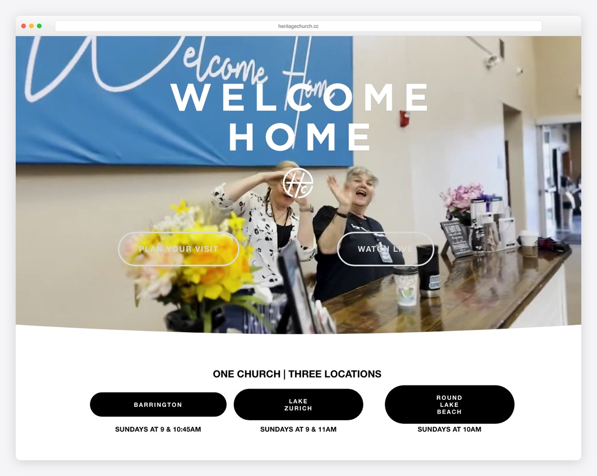 heritage church website