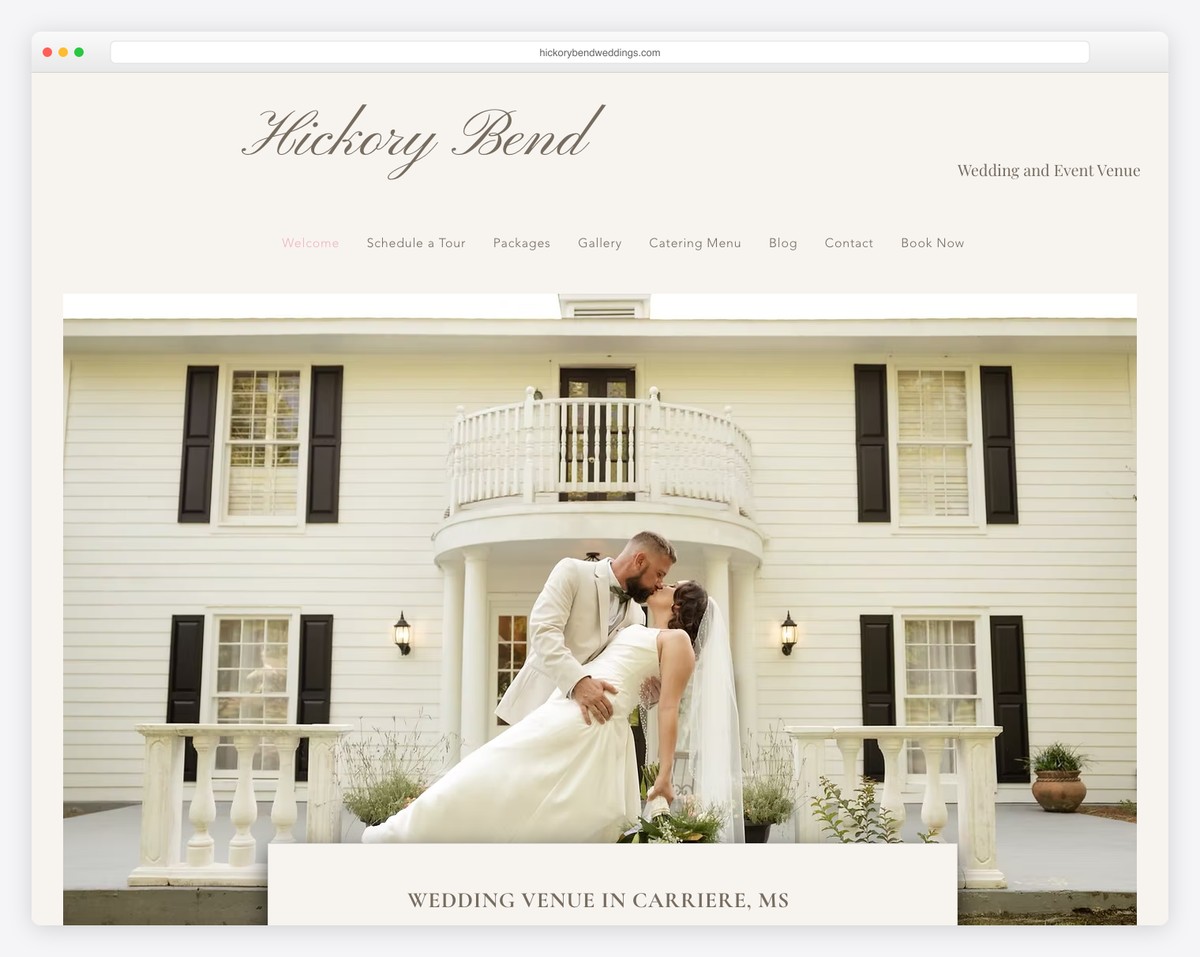 hickory bend website example