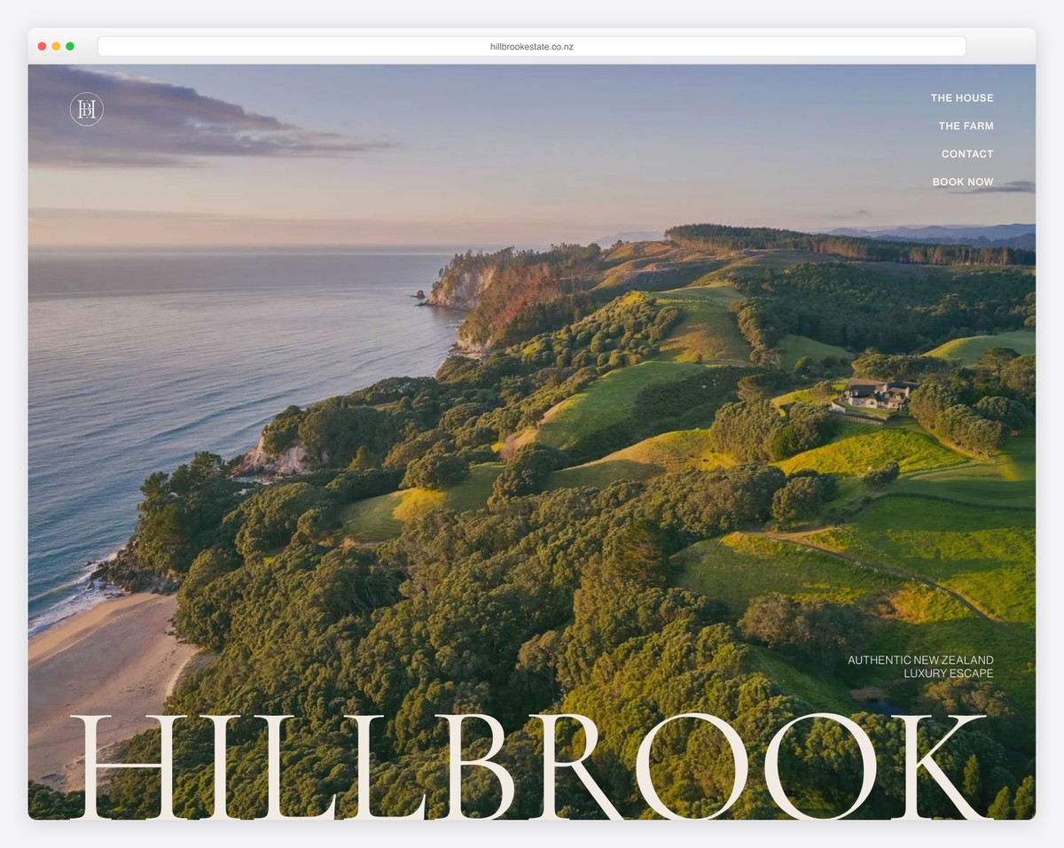 hillbrook estate website example