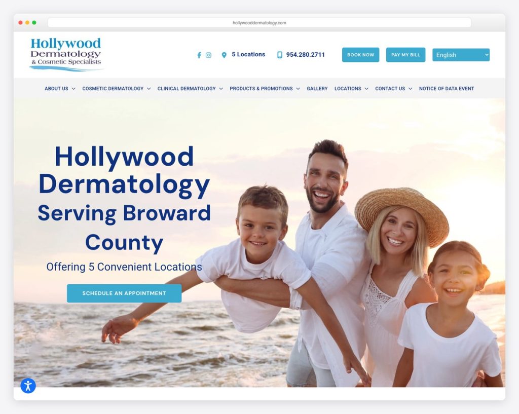 26 Best Dermatologist Website Examples 2026 - Colorlib