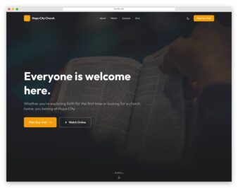 HopeFoundation website template