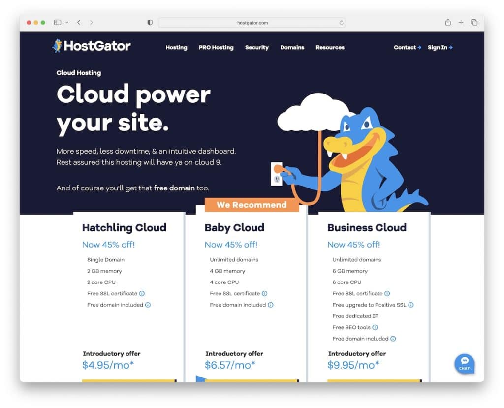 hostgator cheap cloud hosting
