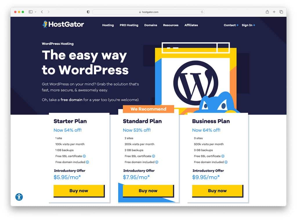 hostgator - fast WooCommerce hosting