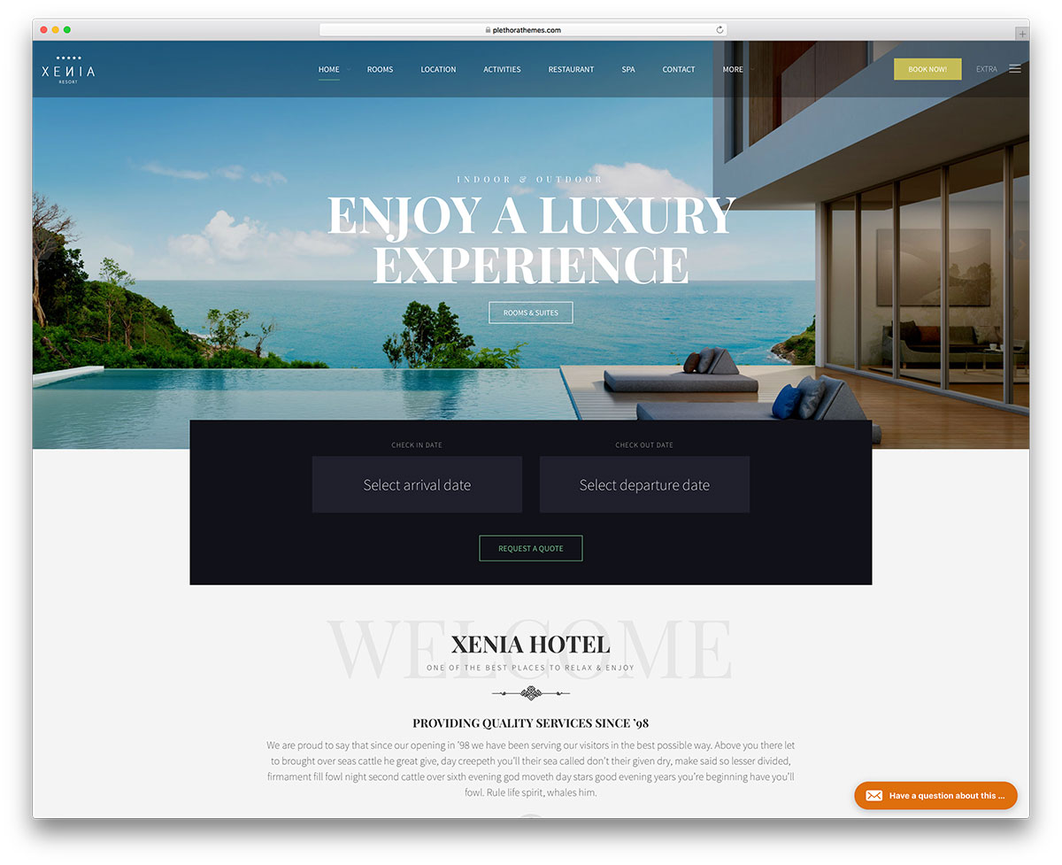 31 Best Hotel WordPress Themes With Online Booking 2020 - Colorlib 3