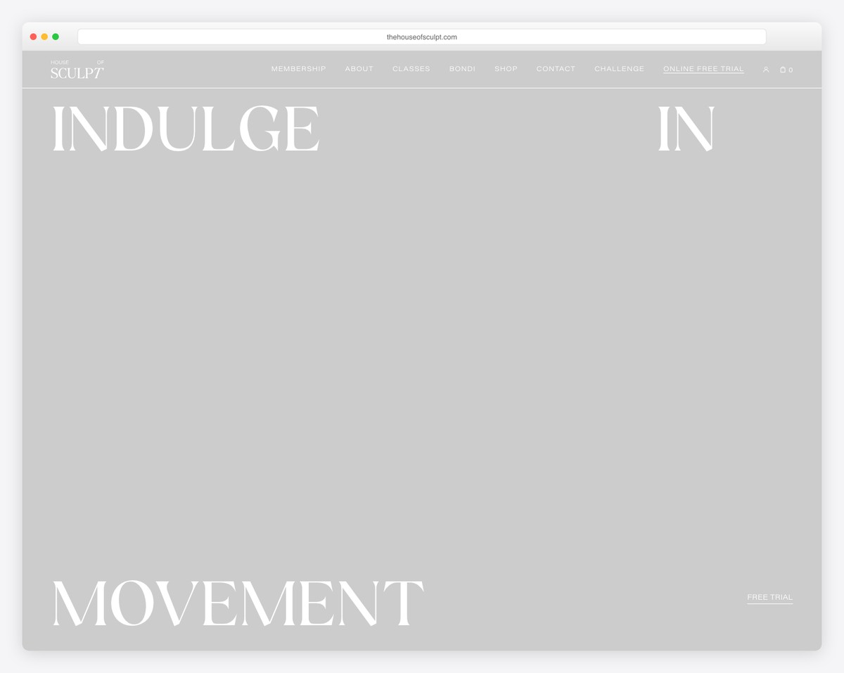 house of sculpt pilates website