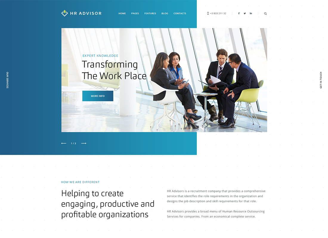 HR Advisor | Human Resources & Business Consulting WordPress Theme