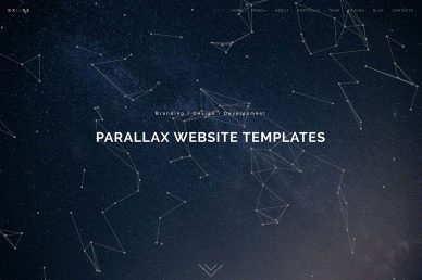Parallax Website Templates