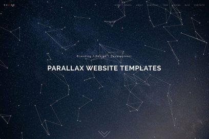 Parallax Website Templates