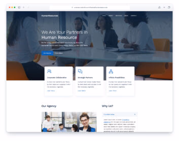 HumanResources template preview