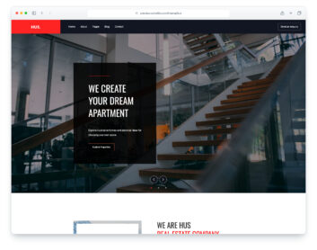 Hus website template