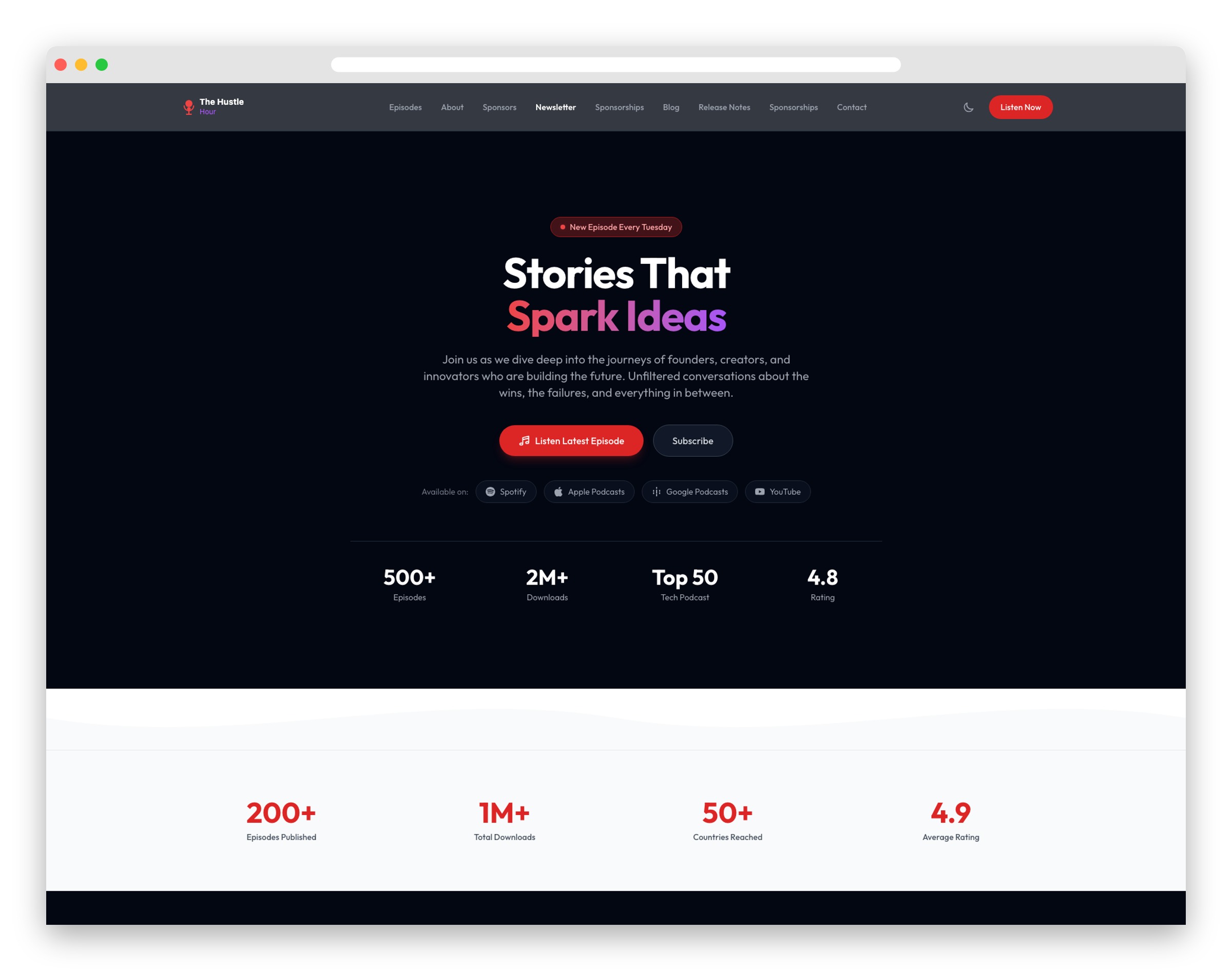 The Hustle Hour Template