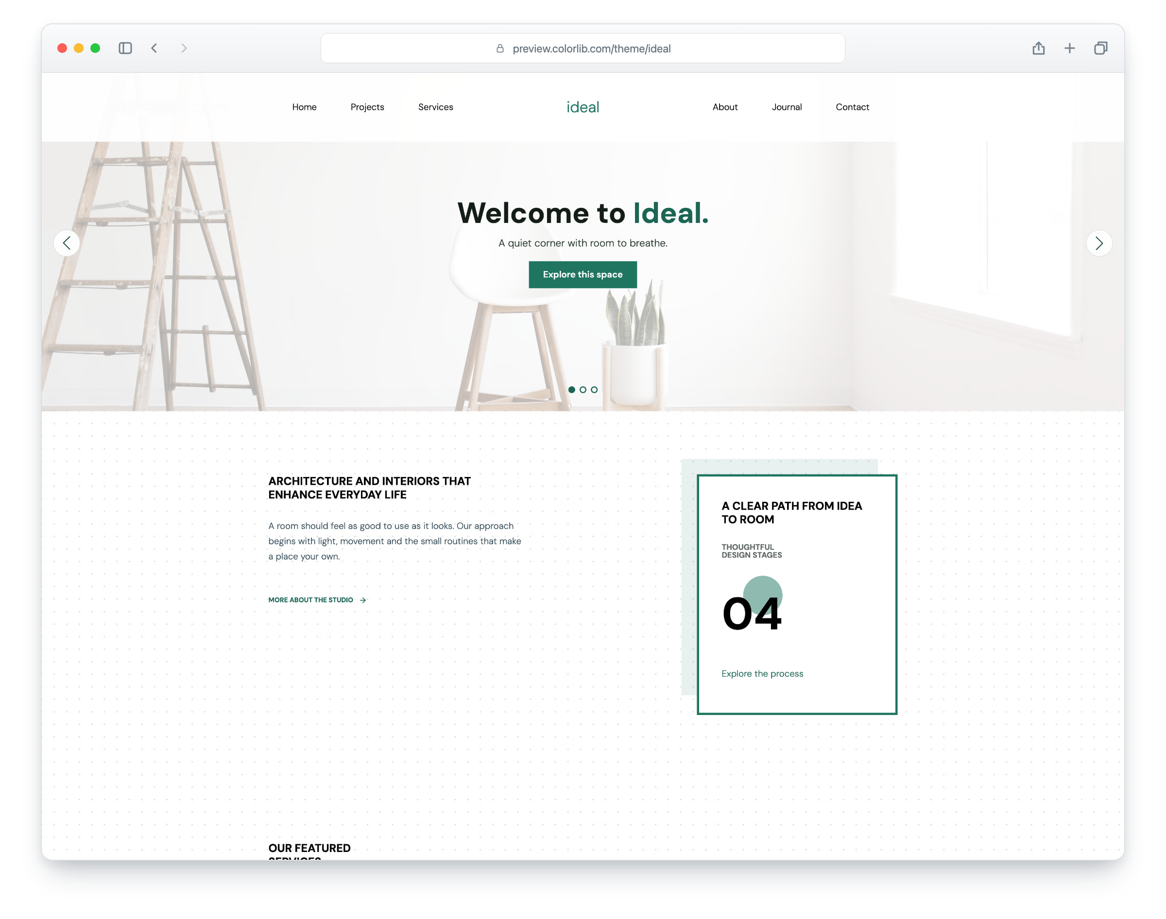 Ideal website template