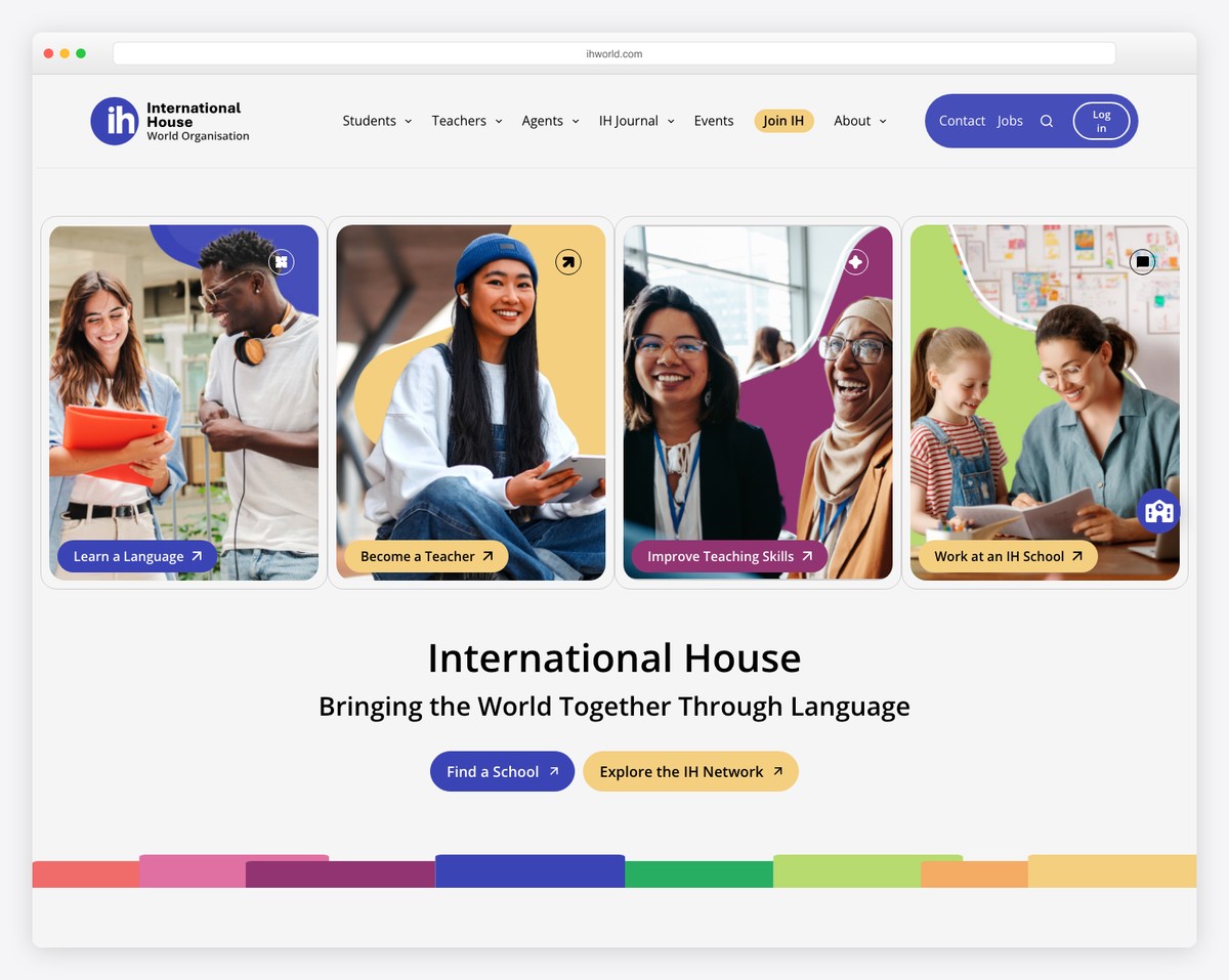 ih world website example