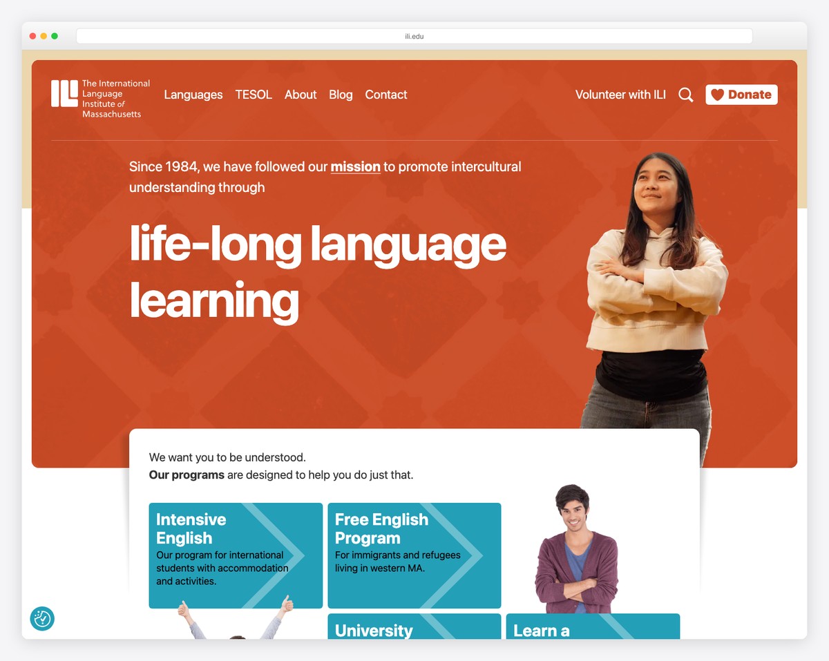 international language institute website example