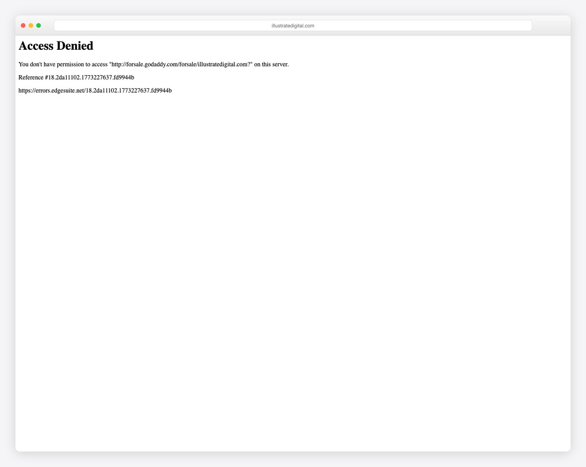 illustrate digital website example