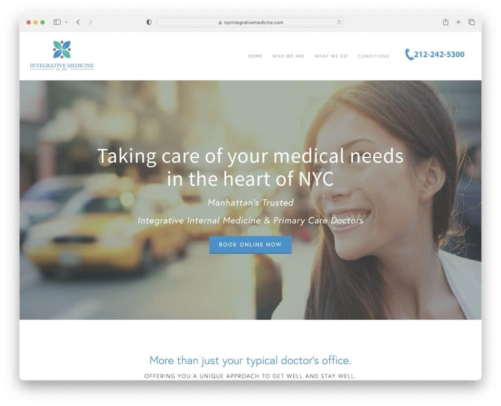 inegrative medicine of nyc website