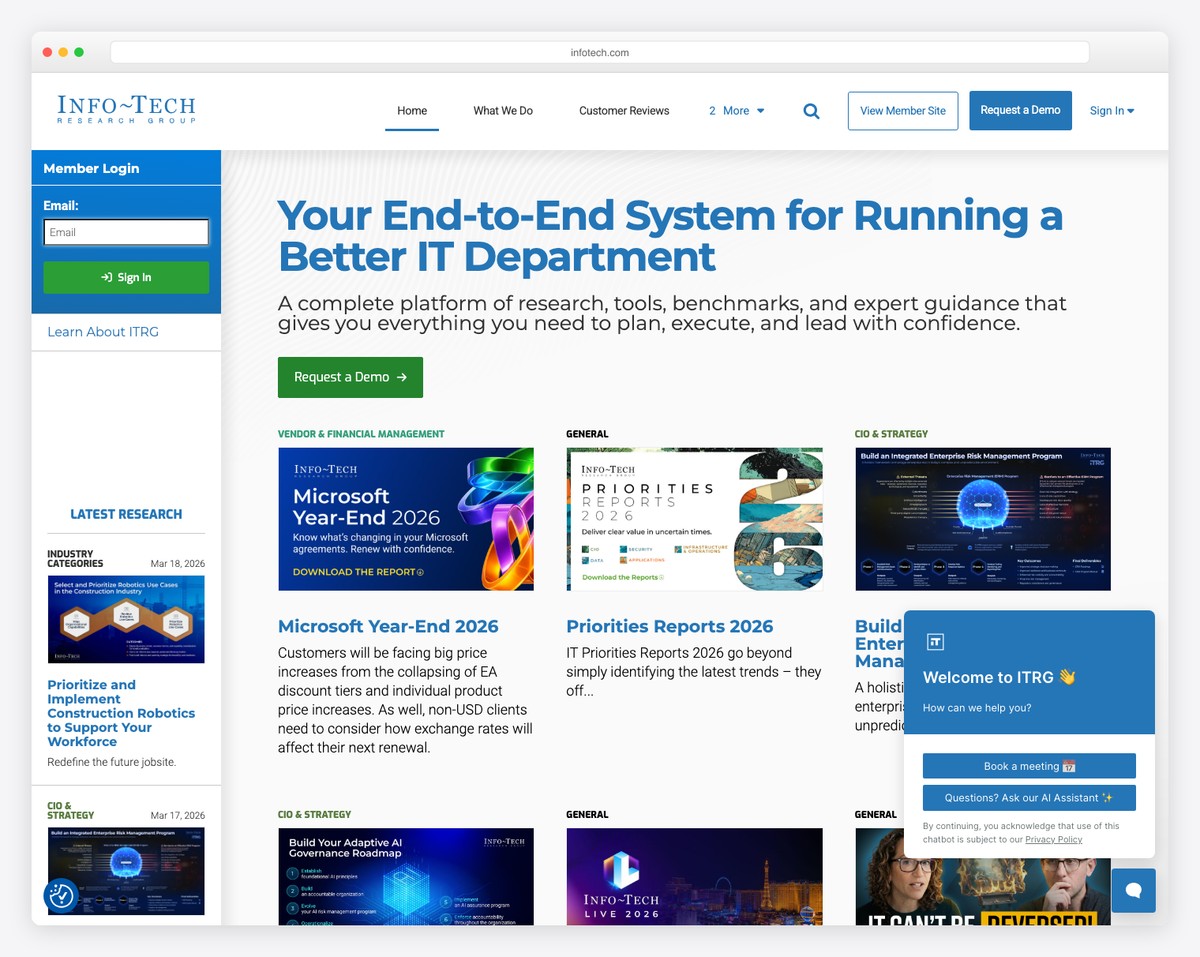 info tech informational website