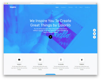 Inspire website template