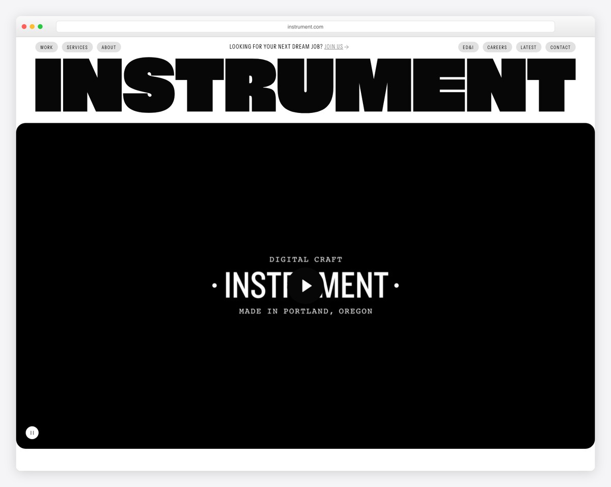 instrument website example