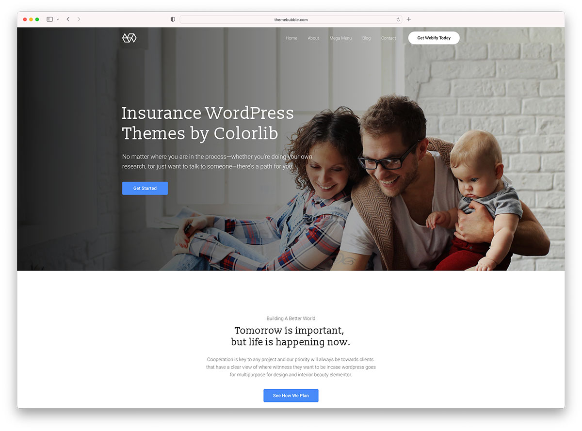 insurance WordPress themes
