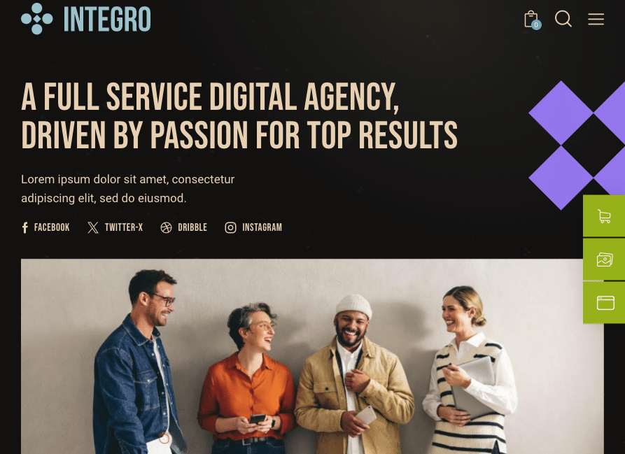 Integro — IT Services & Digital Agency WordPress Theme 