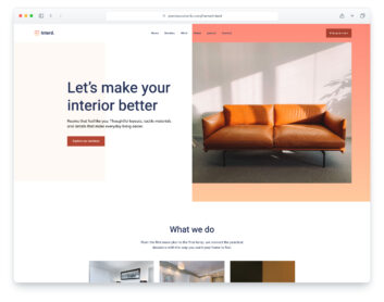 Interd website template