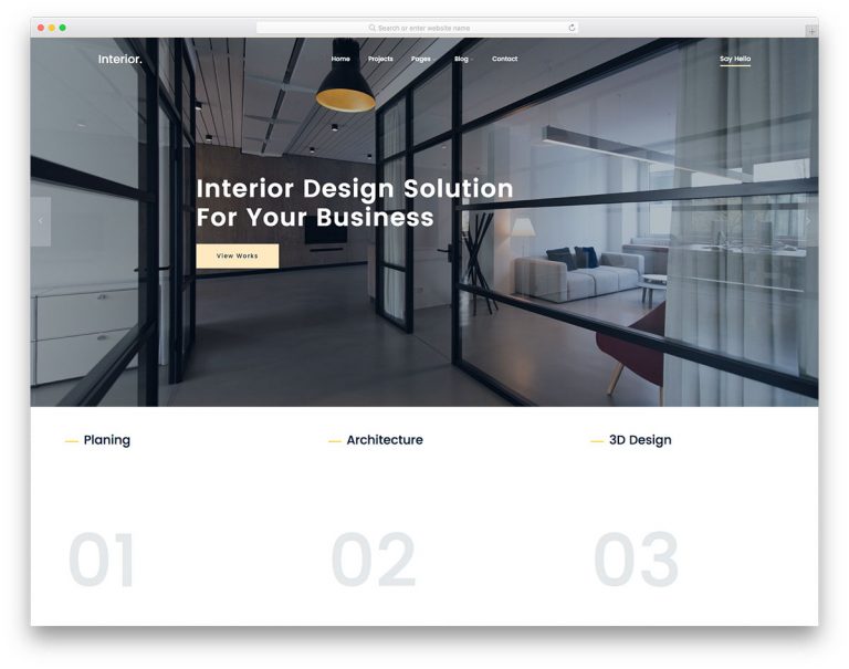 Interior 2 - Free HTML Interior Website Template Design 2026 - Colorlib