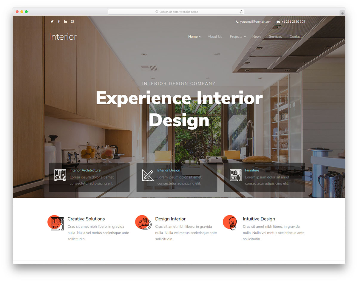 Interior Design Free Interior Decorating Website Template 2021 Colorlib