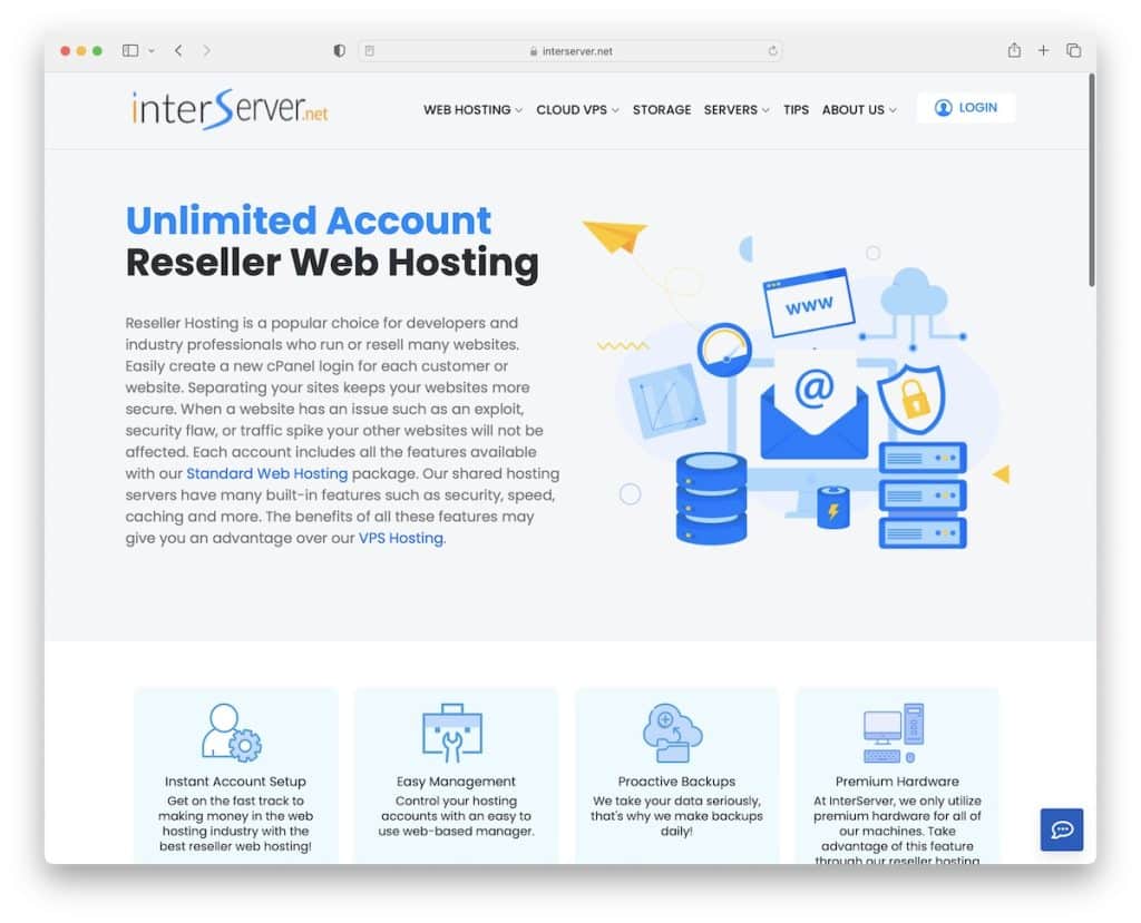 interserver reseller hosting
