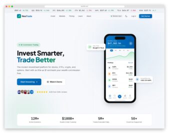 InvestPro website template