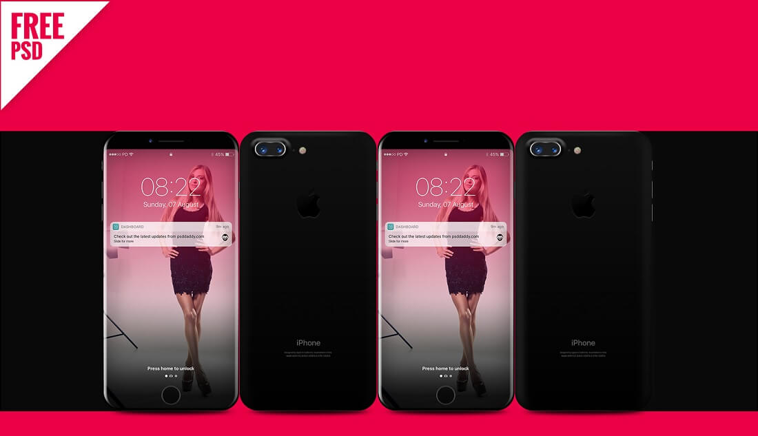 iphone 8 design mockup psd free download