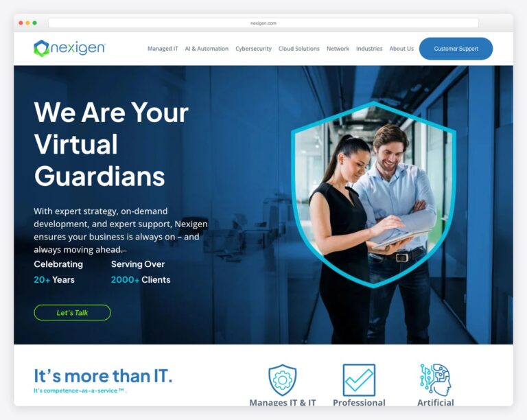 29 Best IT Services & MSP Website Examples 2026