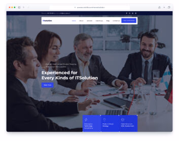 IT Solution template preview