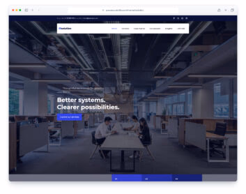 IT Solution website template