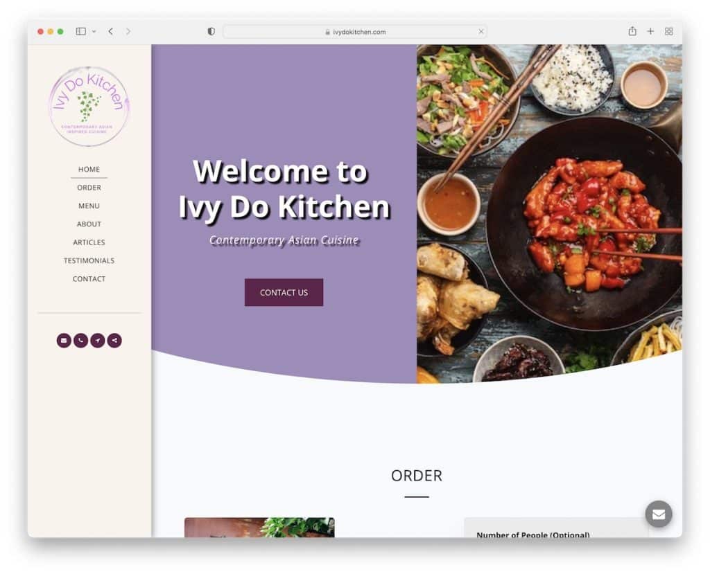 ivy do kitchen site123 website