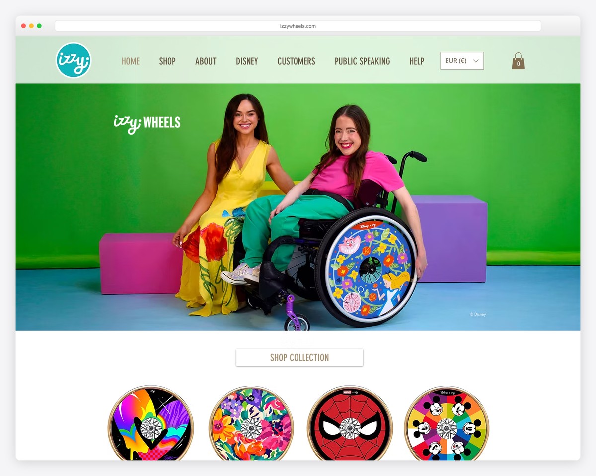izzy wix store example