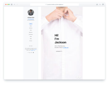 Jackson website template