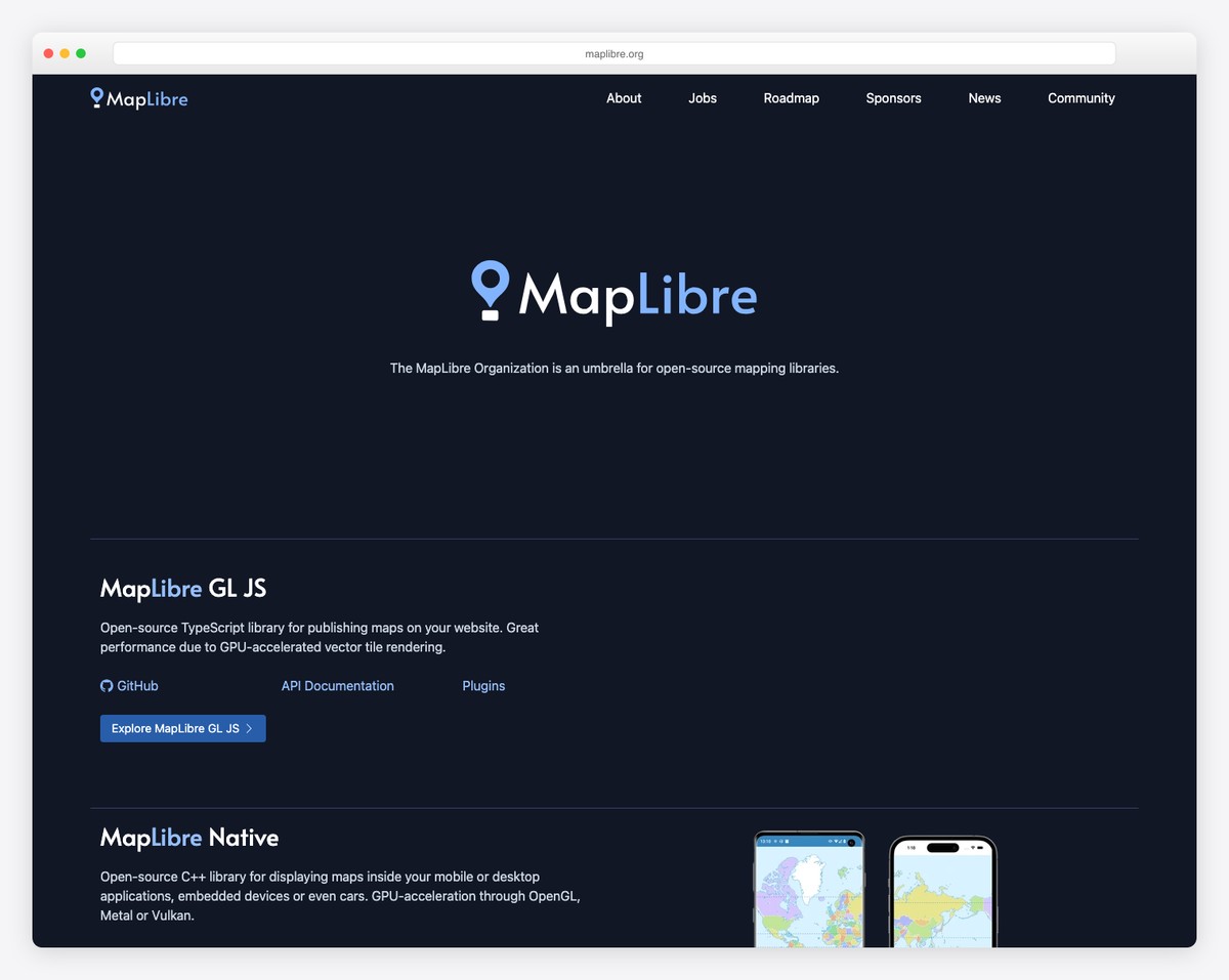 maplibre screenshot