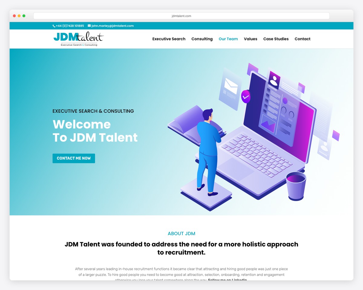 jdm talent recruitment website