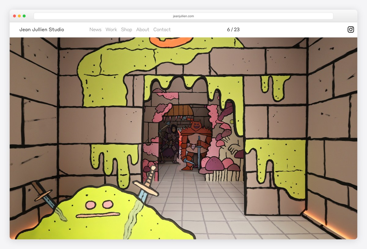 Jean Jullien portfolio website