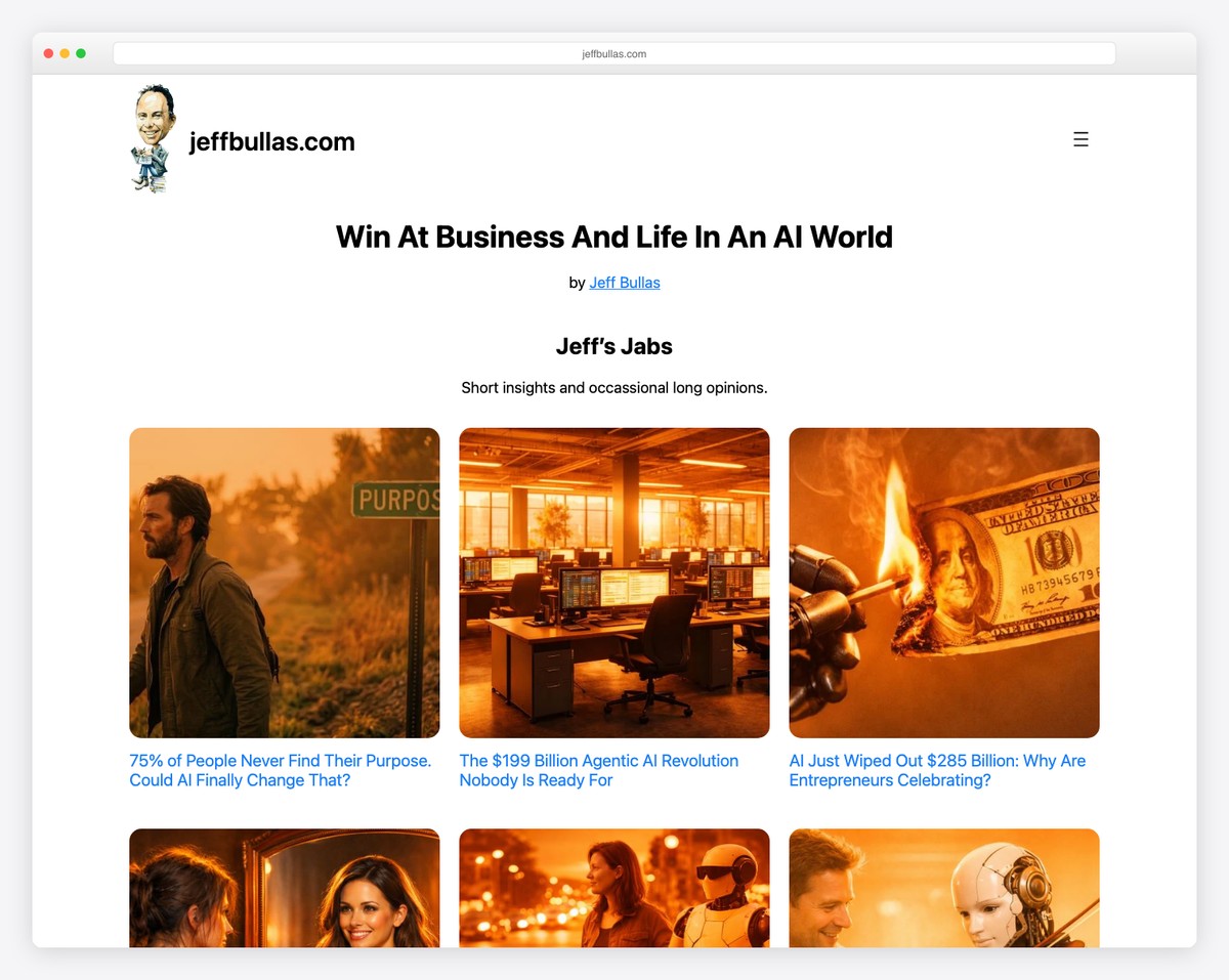 jeff bullas marketing blog bluehost website example