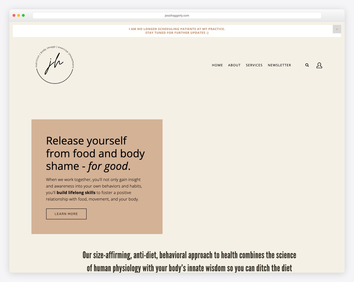 jessi haggerty website example