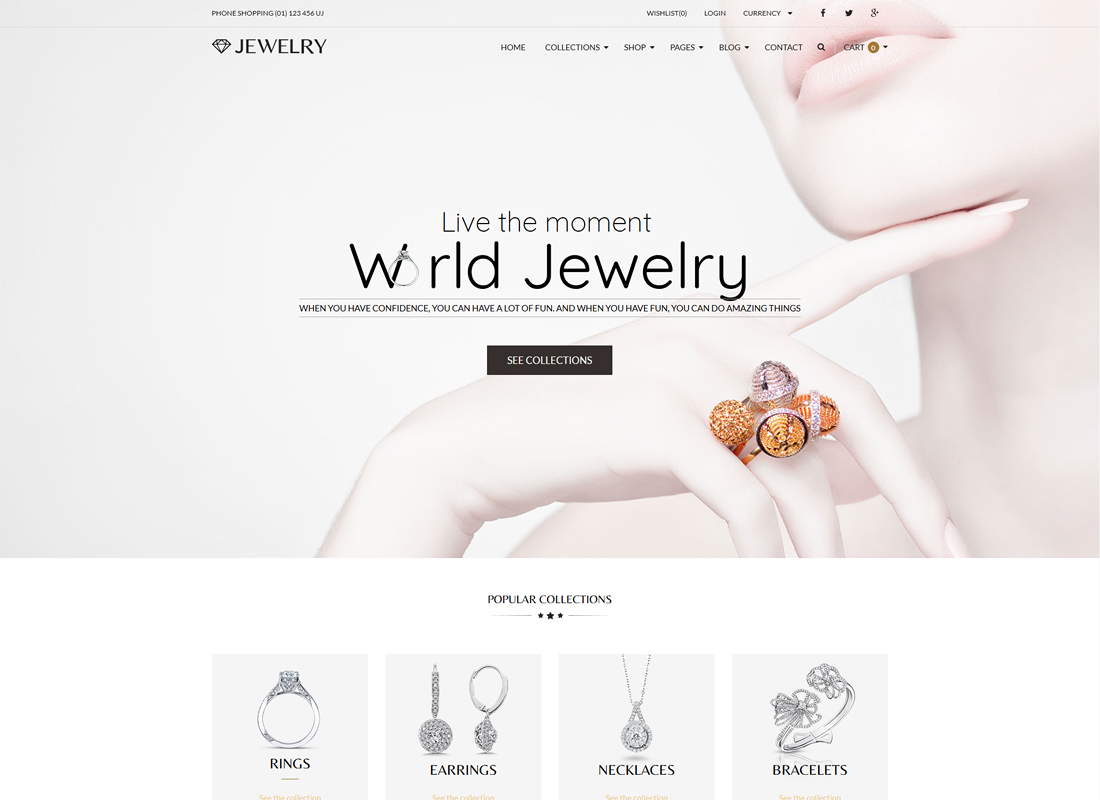 10 Exquisite Jewelry WordPress Themes to Succeed in Jewelry Online ...