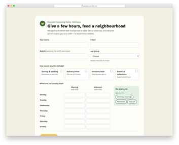 Job Application Form V08 free HTML and CSS snippet by Colorlib