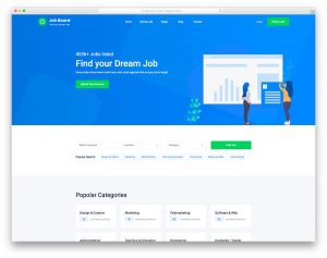 Job Board 2 website template