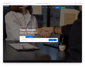 Jobportal website template