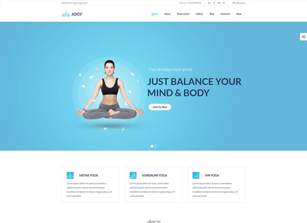 Yoga & Spa | Jogy WordPress Theme